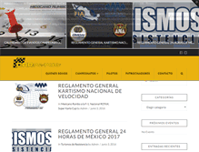 Tablet Screenshot of campeonatocarreras.com